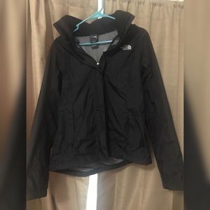 TNF North Face Black Rain Jacket